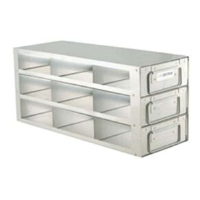 Argos RF342A Upright Freezer Rack for 2" Boxes, 12 Box Capacity, 3 x 4 Configuration in Kuwait