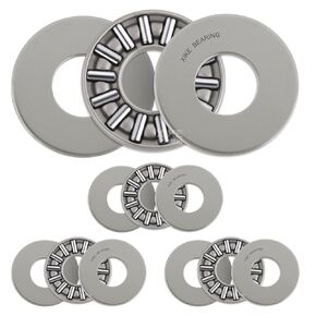 XIKE 4 Pcs NTA411/TC411+2TWA Thrust Needle Roller Bearings 1/4" x11/16 with Washers, Fits DIY/Electric＆Manual Tools, Cars/Trucks/TWAilers/Two＆Three Wheelers, Agriculture/Industrial Machinery. in Kuwait