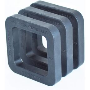 GR Innovations | Hitch Spacer | 2.5" Silencer Pad for Trailers | Reduces Sound and Vibration Rattle | USA Made | 3 Pack in Kuwait