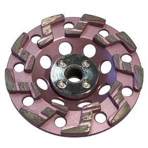 7" Aggressive Anti-Vibration Grinding Diamond Cup Wheels for Concrete and Masonry, #18/20 Grit, 5/8" - 11 Threaded Arbor in Kuwait
