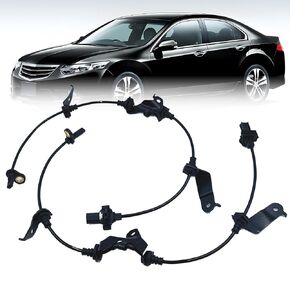 مستشعر سرعة العجلة HHGKPVX ABS أمامي يسار يمين متوافق مع 2008-2015 Honda Accord 2009-2014 Acura TSX أجهزة استشعار جانب الركاب ABS # 57450-TA0-A01 57455-TA0-A01 قطعتان in Kuwait