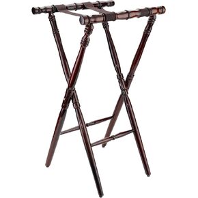 G.E.T. TSW-105 Mahogany 38" high, Hardwood Tray Stand Hardwood Tray Stands Collection in Kuwait