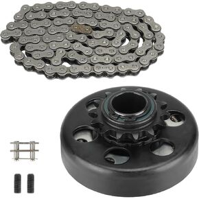 Go Kart Clutch 3/4 Bore 10T with #40/41/420 Chain, for Predator 212 Centrifugal Clutch Fit for Minibike MB165 & MB200 and Honda Cloned Engines GC160, GC190, GX120, GX140, GX160, GX200. Up to 2-6.5HP in Kuwait