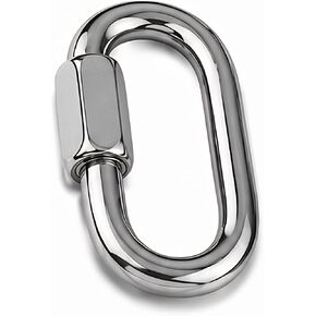 MarineNow Stainless Steel 316 Quick Link Chain Connector Marine Grade Carabiner Link for Chain Rope Anchor Rigging Recovery Sailing Hardware Choose Size & Pack Quantity in Kuwait