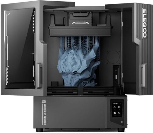 طابعة ELEGOO Jupiter SE ثلاثية الأبعاد، طابعة MSLA ثلاثية الأبعاد كبيرة مع شاشة LCD أحادية اللون مقاس 12.8 بوصة 6K، حجم طباعة 277.8 × 156.2 × 300 مم مكعب/10.94 × 6.15 × 11.81 بوصة in Kuwait