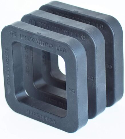 GR Innovations | Hitch Spacer | 2.5" Silencer Pad for Trailers | Reduces Sound and Vibration Rattle | USA Made | 3 Pack in Kuwait