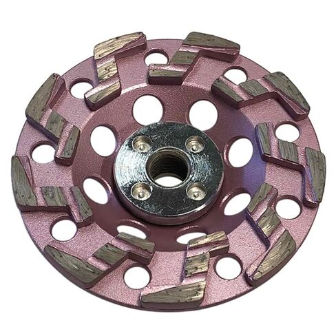 7" Aggressive Anti-Vibration Grinding Diamond Cup Wheels for Concrete and Masonry, #18/20 Grit, 5/8" - 11 Threaded Arbor in Kuwait