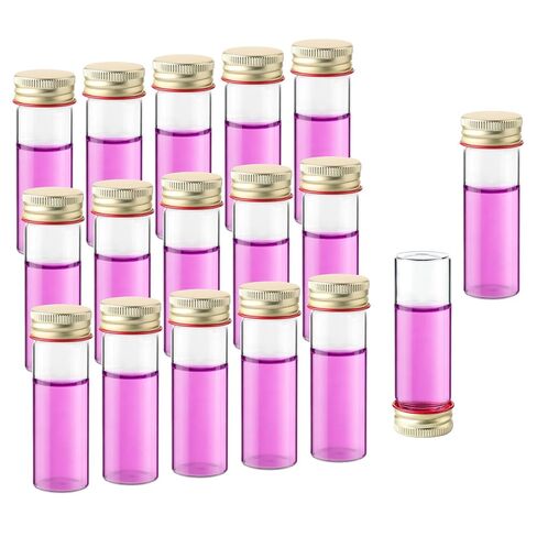 Labvida Glass Vials with Screw Caps 25ml(6 Dram) - 20x, LVH008 in Kuwait