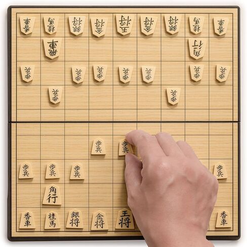 مجموعة ألعاب السفر المغناطيسية من Yellow Mountain Imports Shogi Japan Chess - 9.75 بوصة in Kuwait