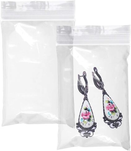 APQ Supply Clear Plastic Reclosable Zipper Bags, 7 x 9 Inch. Pack of 1000 Resealable Plastic Bags. High Clarity Polypropylene Reclosable Zip Bag, 2 mil. in Kuwait