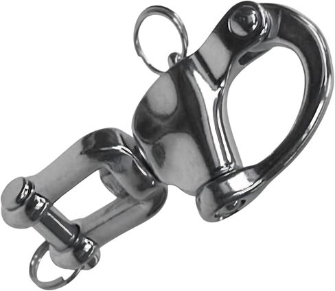 MarineNow Stainless Steel 316 Jaw Swivel Bail Snap Shackle Choose Size and Quantity in Kuwait