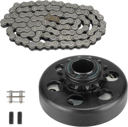 Go Kart Clutch 3/4 Bore 10T with #40/41/420 Chain, for Predator 212 Centrifugal Clutch Fit for Minibike MB165 & MB200 and Honda Cloned Engines GC160, GC190, GX120, GX140, GX160, GX200. Up to 2-6.5HP in Kuwait