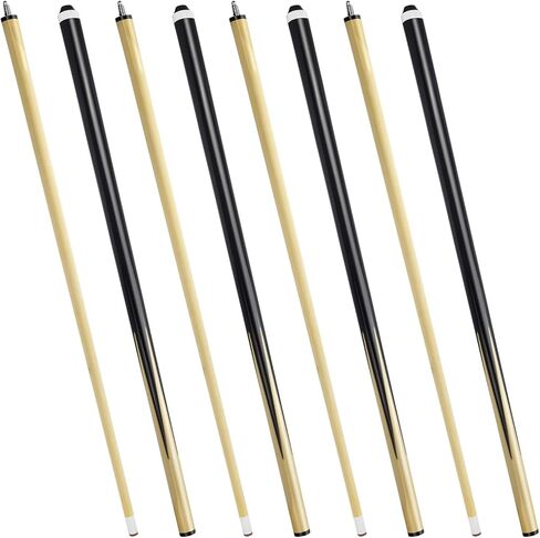 Billiard House Cue Sticks Pool Cues 4-Piece Billiard Tips 13mm House Bar Billiard Cue Sticks Hardwood Cues Set of 4 in Kuwait