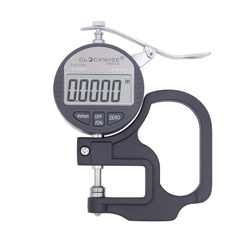 Clockwise Tools Digital Thickness Gauge, DTGR-0055 0-0.4 inch/10mm in Kuwait