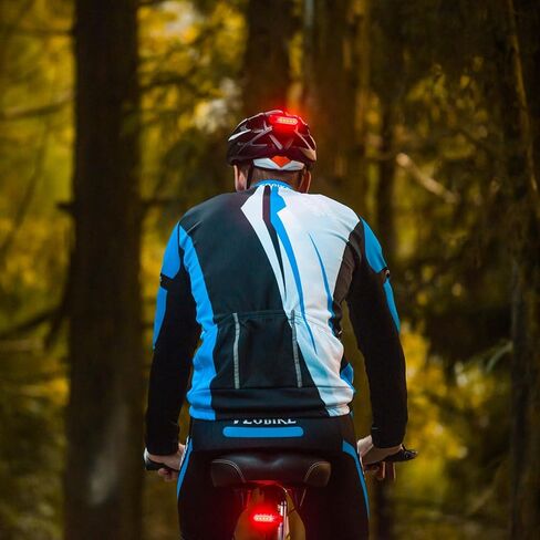 Bike Tail Light (2 Packs), USB Rechargeable LED Bicycle Rear Light, Ultra Bright Waterproof Bike Light for Cycling Safety, Red/Green/Blue 7 Light Modes Fits on Any Road or Mountain Bike in Kuwait