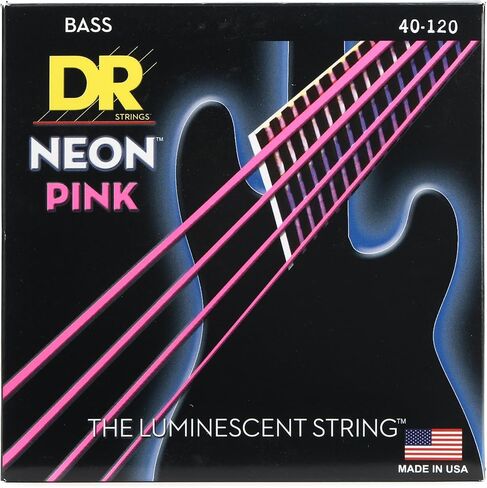 سلاسل جيتار DR Strings HI-DEF NEON Bass (NOB5-45) in Kuwait