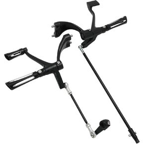 Motorcycle Forward Controls Complete Kit Pegs Levers Linkages For Harley 2004-2013 Sportster XL 883 1200 Forty Eight XL883 XL1200 (Black, C Style For 2004-2013 Sportster) in Kuwait