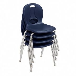 Learniture Structure Series Preschool Chairs, 10" Seat Height, Yellow, LNT-110-CSW-YE (Pack of 4) in Kuwait