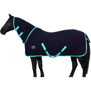CHALLENGER 72" Horse Sheet Polar Fleece Cooler Exercise Blanket Wicks Moisture 4391N in Kuwait