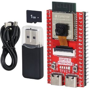 لوحة كاميرا FREENOVE ESP32-S3-WROOM (متوافقة مع Arduino IDE)، كاميرا لاسلكية على اللوحة، رمز Python C، برنامج تعليمي مفصل، أمثلة على المشاريع in Kuwait