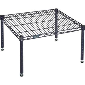 Nexel Commerical Wire Shelf Platform Dunnage Storage Rack, 18" x 36" x 14", Chrome in Kuwait