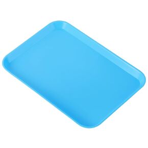 JMU 20Pcs Dental Trays Autoclavable Plastic Procedure Flat Tray for Instruments, 13.25" X 9.75", Size B, Hot Pink in Kuwait
