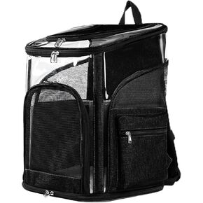 Beidingsen Cat Carriers Dog Carrier Pet للقطط الصغيرة والمتوسطة والكلاب والجراء حتى 25 رطلاً، معتمدة من شركة طيران TSA ناعمة الجوانب، جرو سفر قابل للطي - أسود رمادي (M: 13 بوصة طول × 11.4 عرض × 17.3 ارتفاع، أزرق) in Kuwait