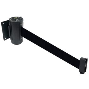 VIP Crowd Control Retractable Safety Wall Queue Barrier With Tuff Tex Black Finished (156" Blue) in Kuwait