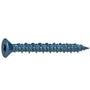 5/16" x 2-1/4" Blue Ruspert Coated Star Flat Head TorqueMaster Masonry Screws, 50 Pieces in Kuwait