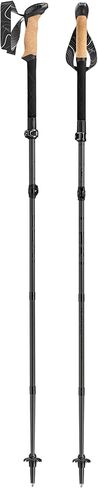 LEKI Black Series FX Carbon Collapsible Lightweight Walking Poles for Trekking & Hiking in Kuwait