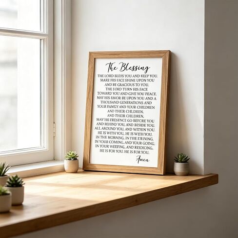 CHDITB The Best Things in Life Framed Wood Sign Plaque(16"×11"), Wooden Wall Table Sign with Scripture Bible Verse Quotes, Vintage Family Sign Housewarming for Home Bedroom Farmhouse Guest Room in Kuwait