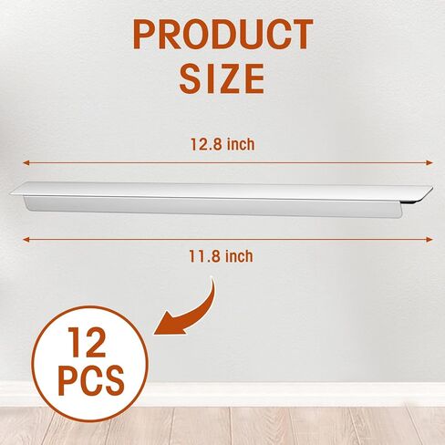 Zonon 12 Pcs Stainless Steel Adaptor Bar, Long Food Bar Divider Bar Metal Steam Table Adapter Bar for Hotel Restaurant Catering Home Commercial Food Service Accessories (12.8") in Kuwait