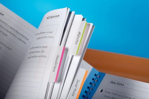 Post-it Tabs, 1 in, Lined, Pink, Green, Orange, 22 Tabs/Color, 66 Tabs/On-the-Go Dispenser (686L-PGO) in Kuwait