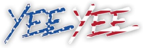 Merica Decal - Great for Car/Truck/ 8 x 2 inches in Kuwait