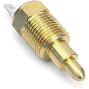 Electric Radiator Fan Ground Thermo Switch 1/8" 1/4" 3/8" 1/2" Inch NPT Temp Sensor Thread-in Brass Probe (1/2" NPT, 190'F On - 175'F Off) in Kuwait