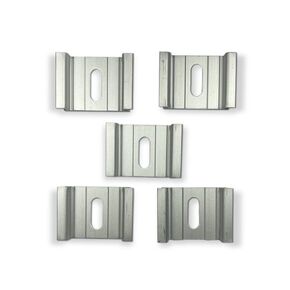 International Connector T&G 5 Pieces DIN Rail Slotted Aluminum RoHS 35mm Wide 7.5mm High (20") in Kuwait