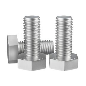 3/8-16 x 7 (5/8 to 7" Optional) Hex Head Screw Bolt, Stainless Steel 18-8(304), Partially Threaded,5pcs in Kuwait