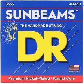 DR Strings Sunbeam - نواة مستديرة مطلية بالنيكل 6 أوتار باس 30-125 in Kuwait