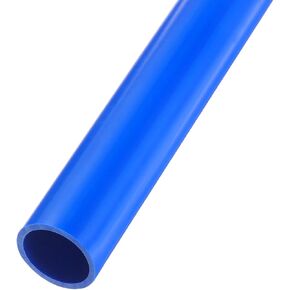 Rebower 0.8" x 1" PVC Pipe 14" Plastic Rigid Tubing Round High Impact Drain Pipe, [for Greenhouse Garden Home HVAC Plumbing] - 21x25mm / White in Kuwait