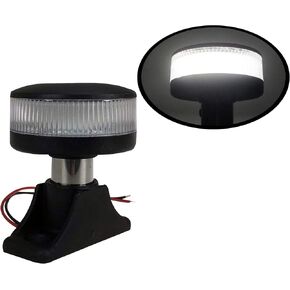 Pactrade Marine Boat Fixed Base Stern Light Anchor Light All Round White LED Marine Pole USCG 2 NM For Yacht Pontoon and Fishing Boat 12 Volts 6 Inches (150.6mm) in Kuwait
