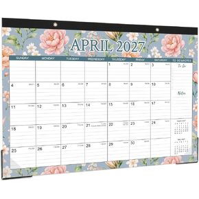 Desk Calendar 2024-2025 - Desk Calendar 2024-2025 Large 22x17, Jul. 2024 - Dec. 2025, 2024-2025 Large Desk Calendar, 18 Months, Corner Protectors - Plants in Kuwait