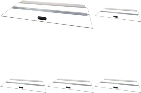 حوض أسماك H2Pro بمظلة زجاجية مقاس 20 بوصة سعة 10 جالون (19.33 × 9.65 × 0.16 بوصة) in Kuwait