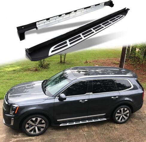لوحات تشغيل Snailfly شديدة التحمل 400 رطل تناسب 2019-2024 Kia ​​Telluride LX EX S SX SX-P X-Pro X-Line شريط حماية جانبي in Kuwait