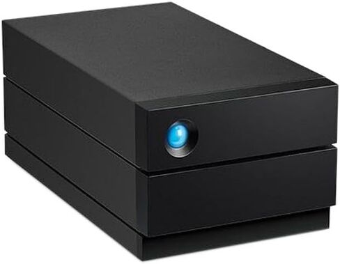 LaCie 2big RAID، 28 تيرابايت، سطح المكتب الصلب الخارجي، USB-C، 7.200 دورة في الدقيقة، محركات فئة المؤسسات، لأجهزة Mac والكمبيوتر المكتبي (STHJ28000800) in Kuwait