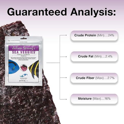 Two Little Fishies ATLSVPS4 Sea Veg-Purple Seaweed, 1-Ounce Pouch in Kuwait