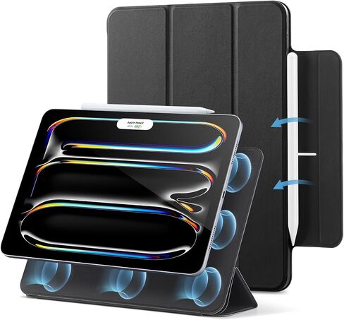 حافظة ESR لجهاز iPad Pro 11 بوصة (2024، الجيل الخامس)، ملحق مغناطيسي قوي، حافظة رفيعة قابلة للطي، تدعم قلم الرصاص والقلم (USB-C)، الاستيقاظ/النوم التلقائي، حماية متينة، سلسلة ارتداد، أزرق داكن in Kuwait