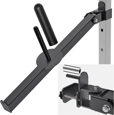 SELEWARE Belt Squat Lever Arm for 2" x 2" Power Cage Squat Rack Attachment Compatible with 1'' and 2'' Weight Plates, Supports Vertical and Sideways Movements in Kuwait