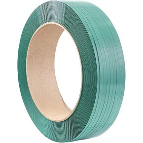 CPP (3/4" x .040" x 3000') Polyester Embossed Strapping, ASTM Approved, 16 x 6" Core, Average Break Strength: 1745 lbs, Water, UV, and Rust Resistance in Kuwait