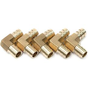 LTWFITTING 90 Deg Elbow Brass Barb Fitting 5/16-Inch x5/16 Hose ID Vehicle Fuel System Heater System (Pack of 5) in Kuwait
