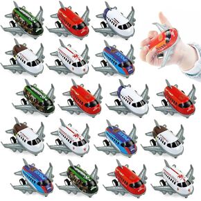 Vileafy 18 Airplane Party Favors for Kids Ages 8-12 Years Old, Airplanes Toys- Bulk Mini Pull Back Back Planes for Kids Valentines Day Gifts, Class Treasure Box, Goodie Bag Stuffers in Kuwait